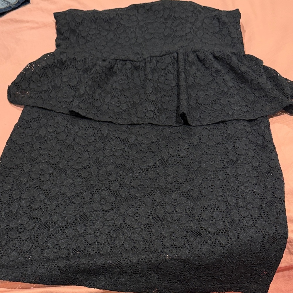 Fashion to Figure Black Strapless Dress